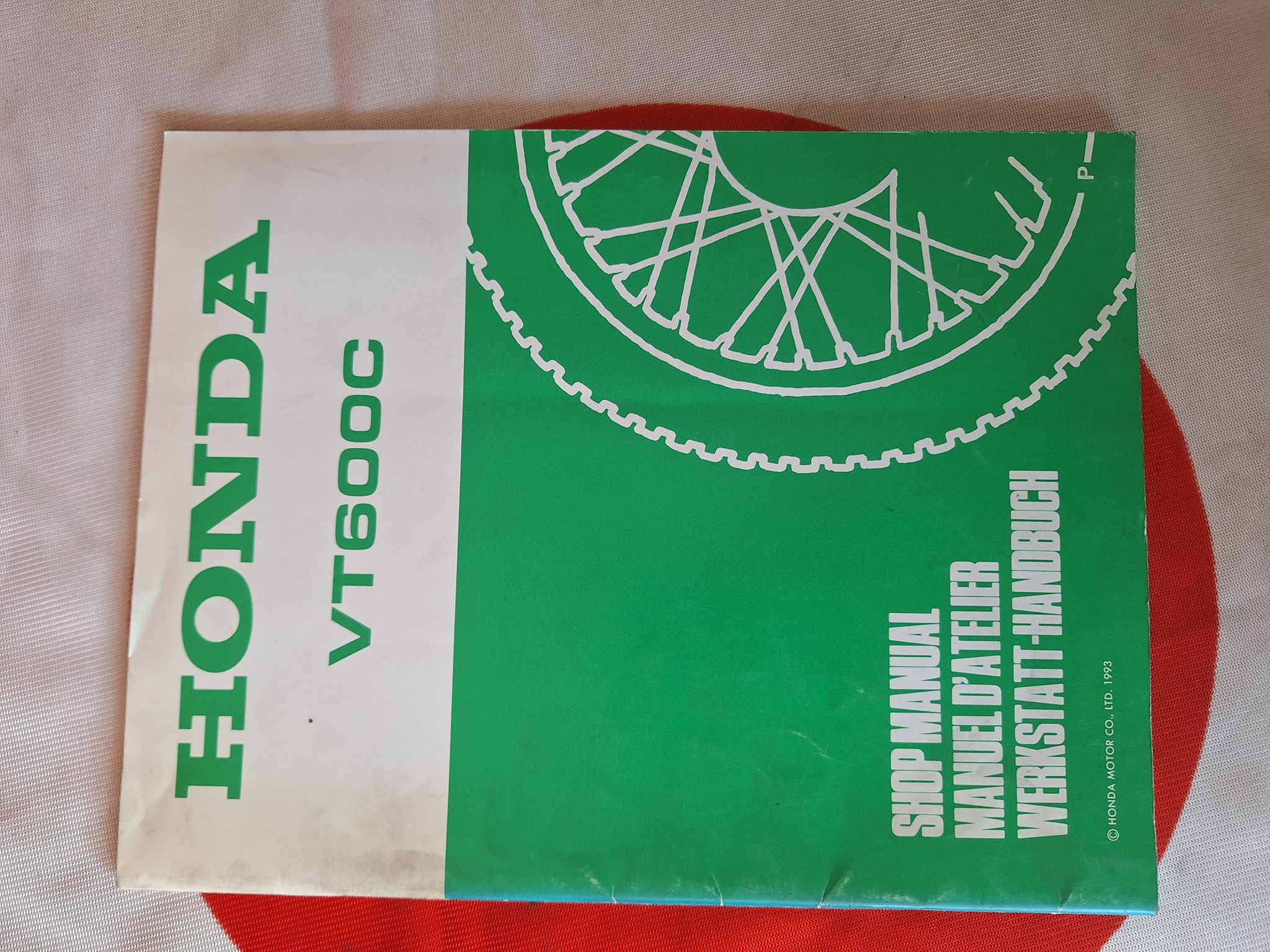 Picture of Werkstatthandbuch Nachtrag Honda  VT600C